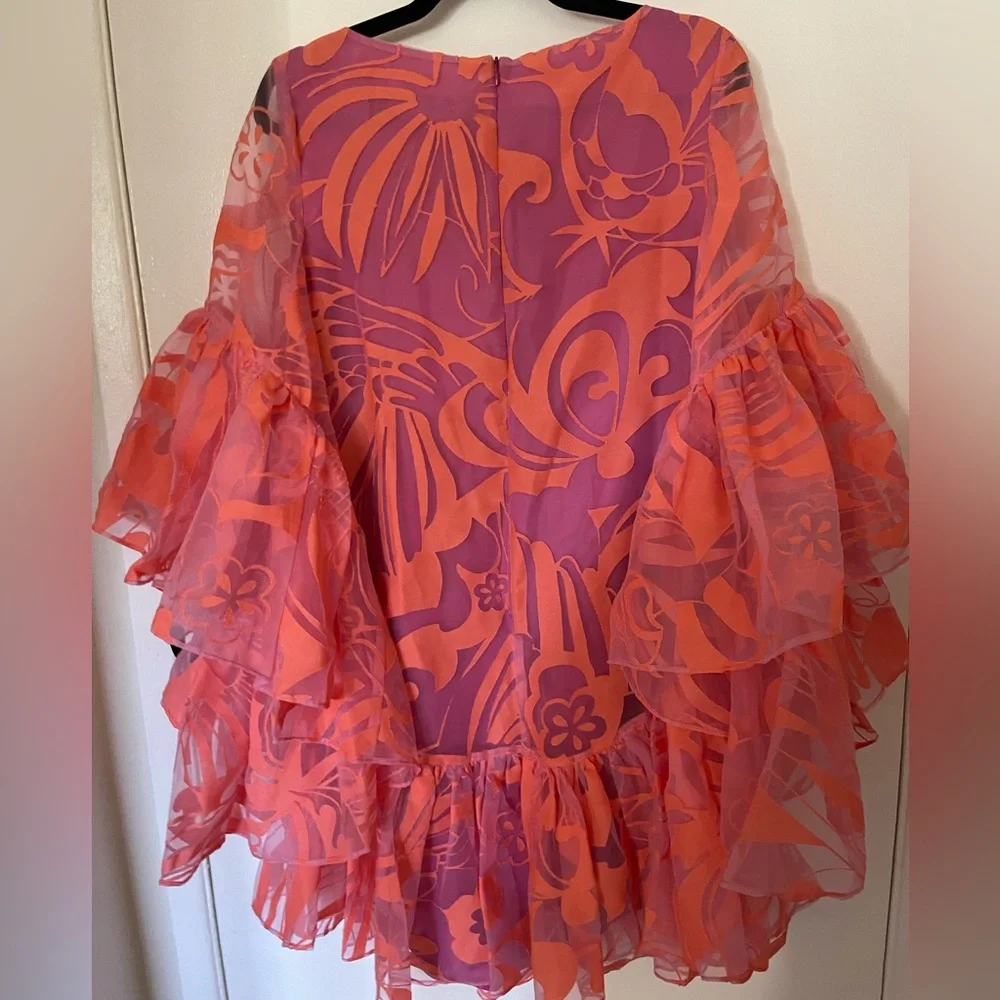 Trina Turk Everly Mini – Pink/Orange Statement Dress **SOLD~OUT** - Picture 7 of 10